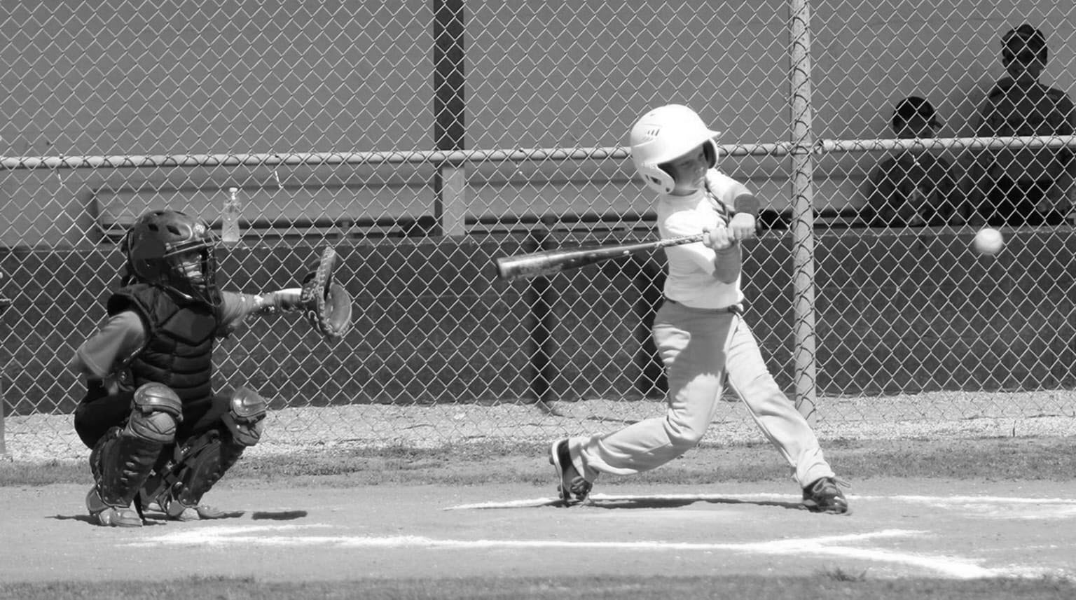 Batter Swinging